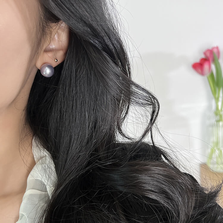 Chic Pearl Stud Earrings | Buy at KHANIE