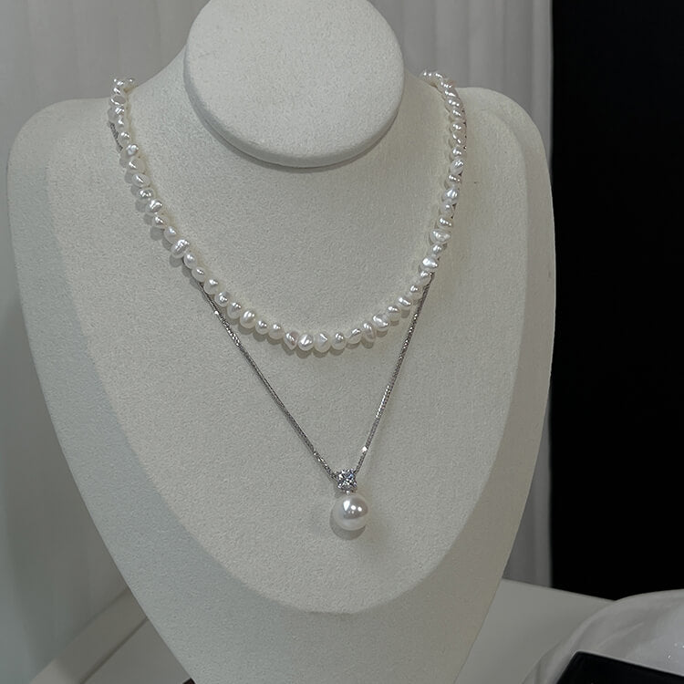 Chopin Harmony Pearl Clavicle Necklace