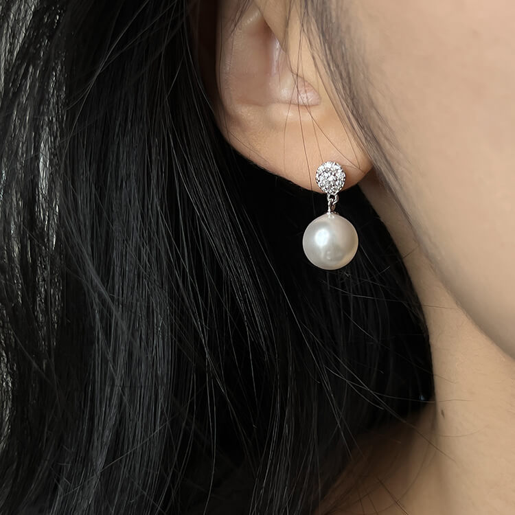 Effortless Elegance Pearl Earrings  Buy at Khanie