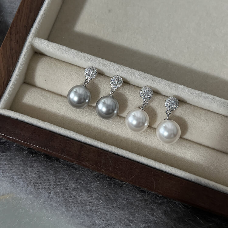 Effortless Elegance Pearl Earrings  Buy at Khanie