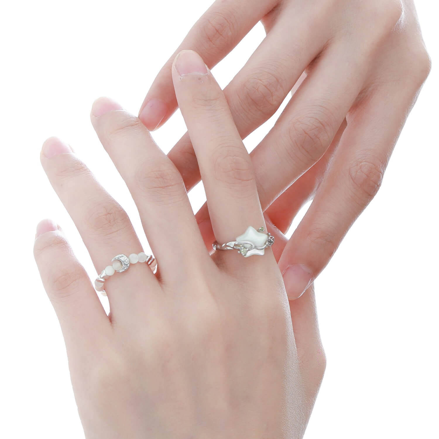 Seashell Pearl Beaded Ring for Women  Buy at Khanie