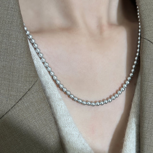 Silver Grey Pearl 14K Gold-Filled Necklace  KHANIE