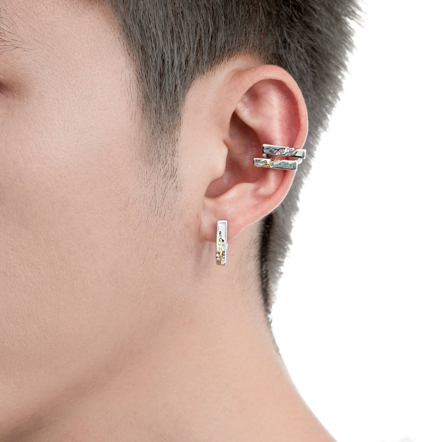 Starry Meteor Minimalist Stud Earrings  Buy at Khanie