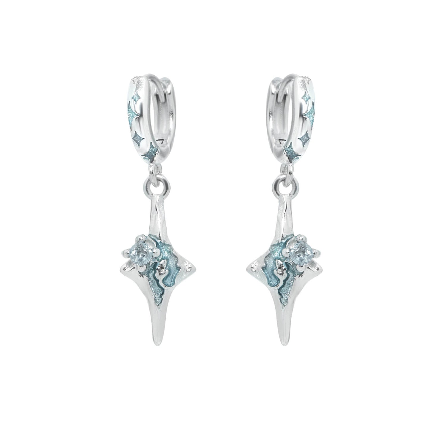 Starry Night Dangler Earrings | Star Ear Drops | KHANIE