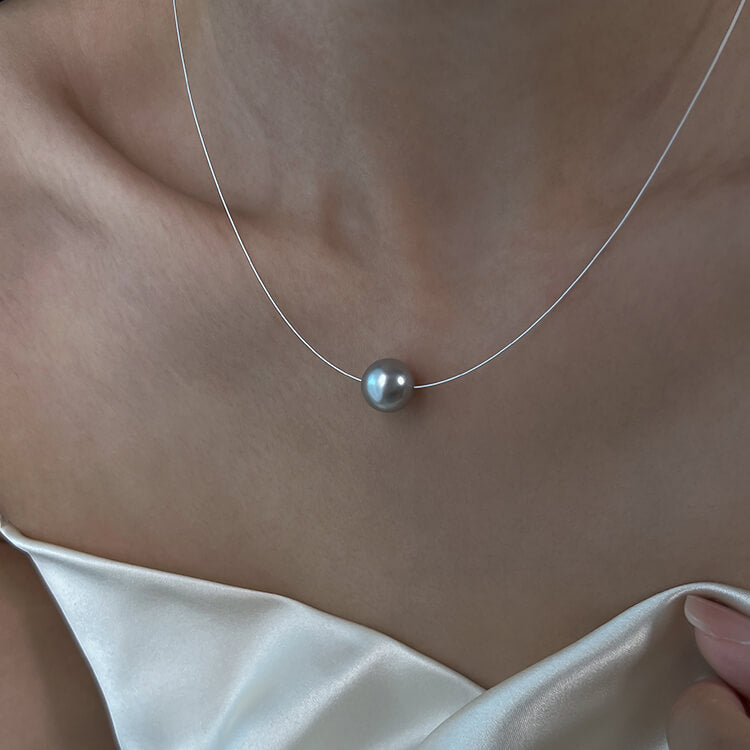 Single Pearl Necklace - The Pearl Girls - One Pearl on a Chain