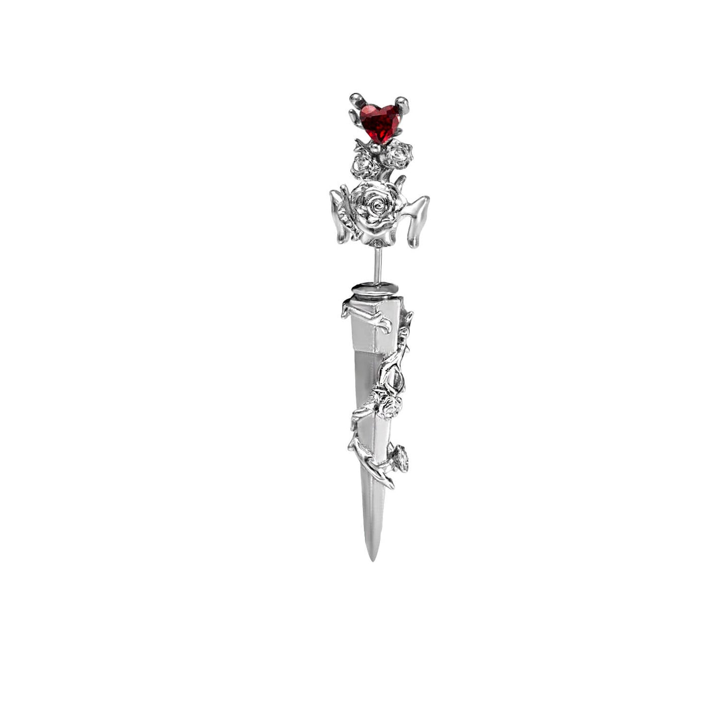 Thorny Rose Sword Earrings  KHANIE