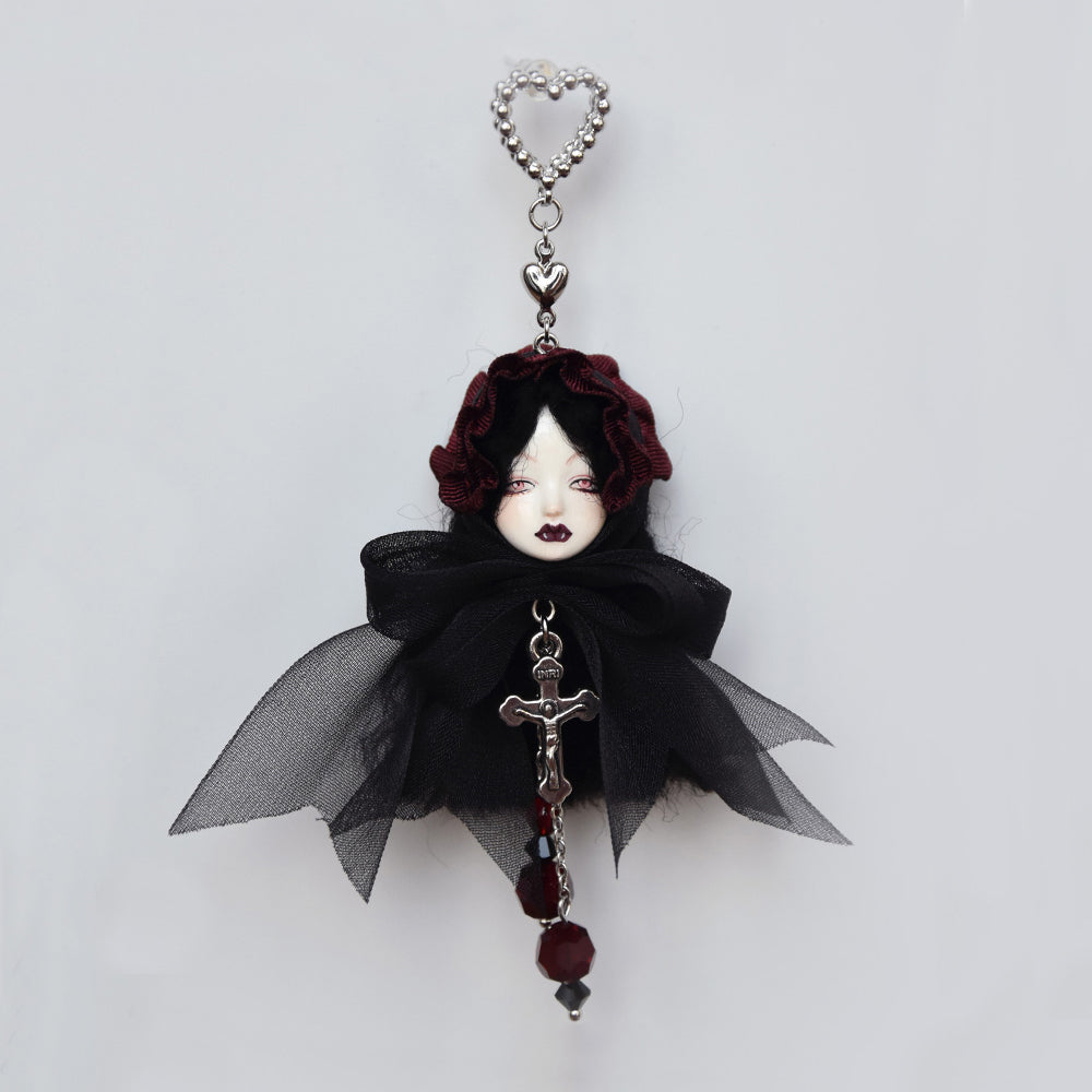 Vampire Princess Handmade Earrings Dark Glamour Jewelry | Buy at Khanie