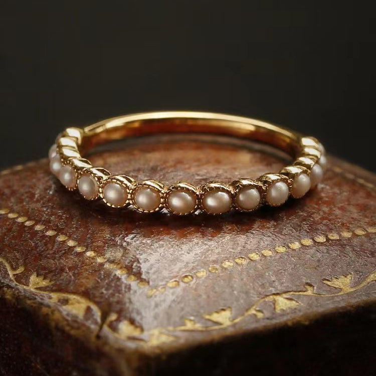 pearl ring buy at khanie