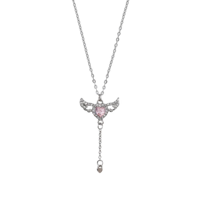 Angel Heart Wing Pendant Necklace  Buy 3 Pay For 2  Buy at Khanie