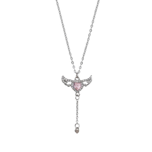 Angel Heart Wing Pendant Necklace  Buy 3 Pay For 2  Buy at Khanie