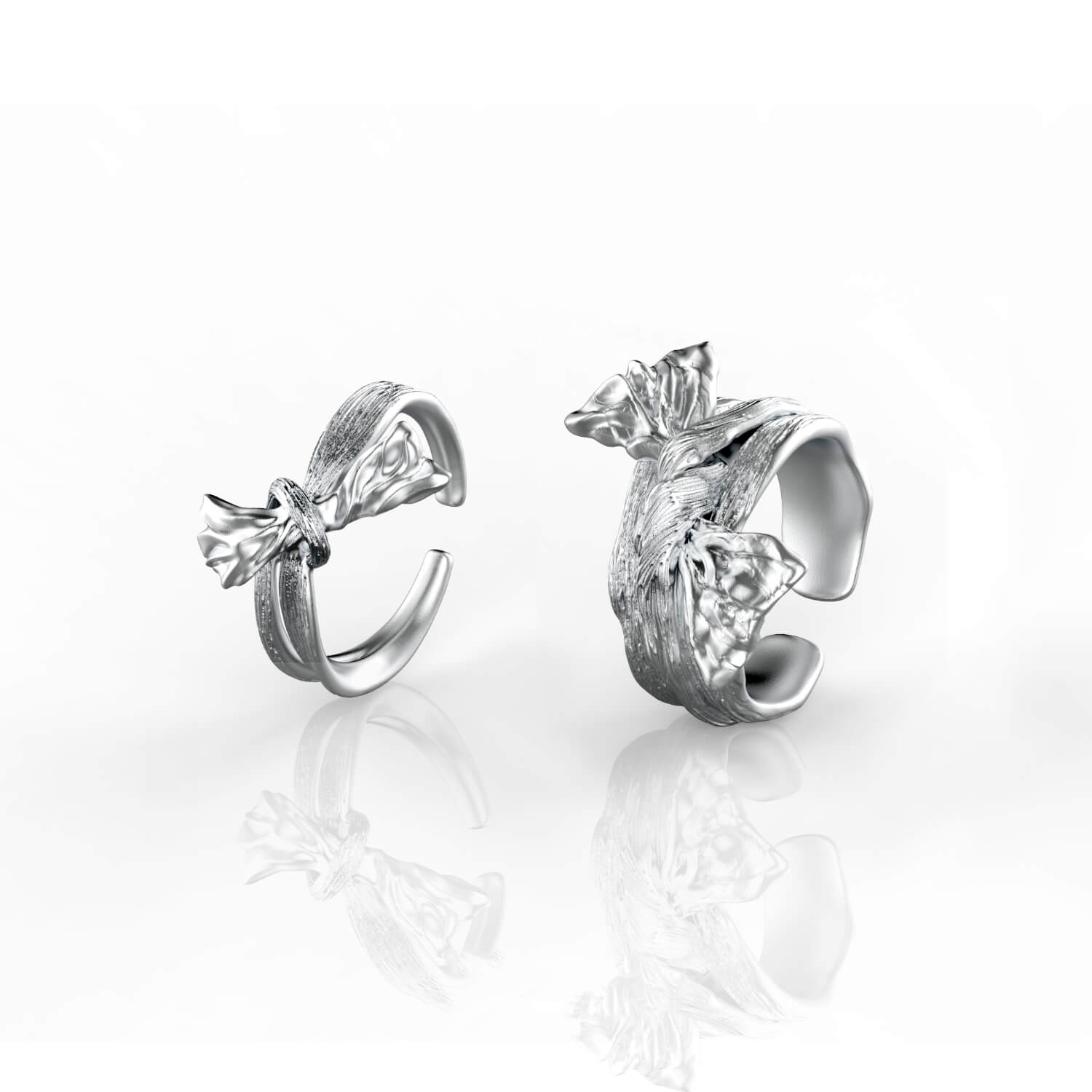 Beautiful love Bow Ring Sterling Silver  Buy at Khanie