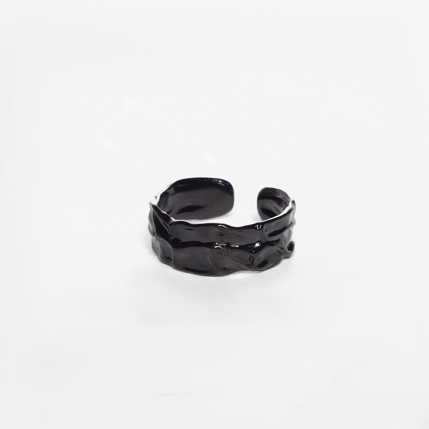Black Genderless Ring for Bestie Buy at Khanie