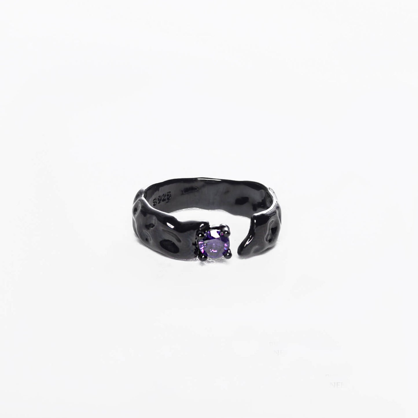 Black Genderless Ring for Bestie Buy at Khanie