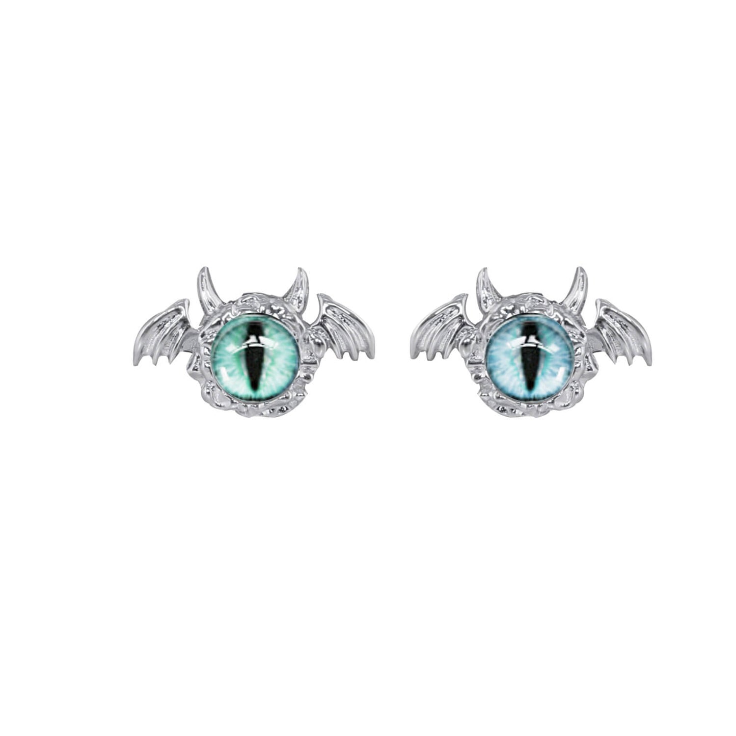 Little Devil Blue Pupil Piercing Ear Studs | Buy at Khanie