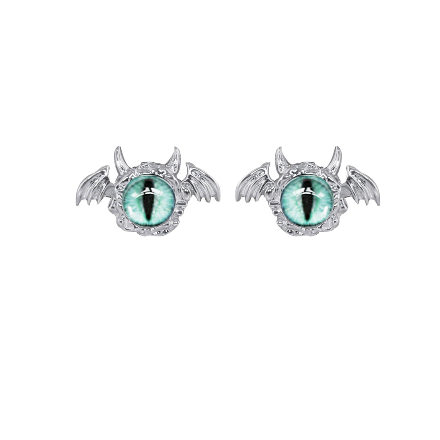 Little Devil Blue Pupil Piercing Ear Studs | Buy at Khanie