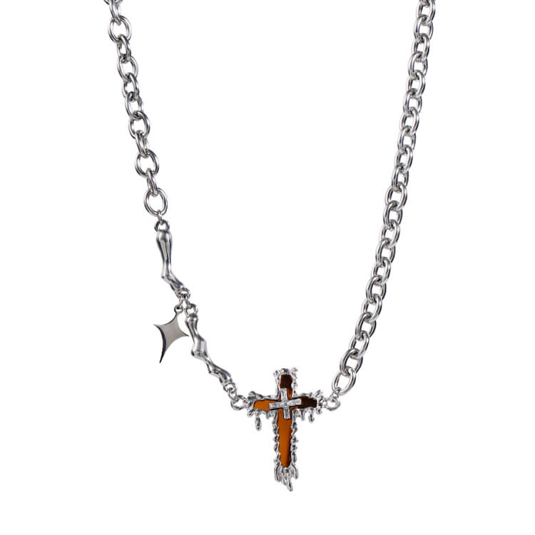 Cross Necklace Fashion Accessory  Buy at Khanie