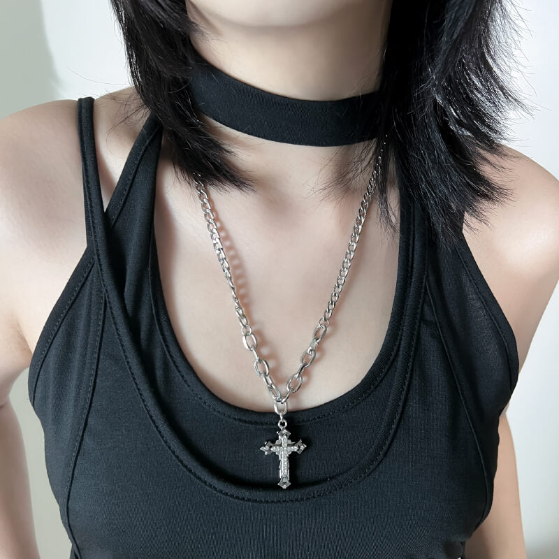 Cross Necklace Pendant Fashion Accessory  Buy at Khanie