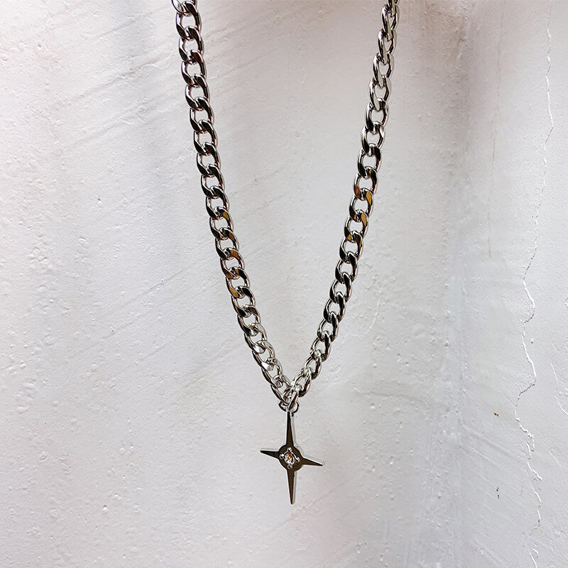 Cuban Chain Star Necklace  Buy at Khanie