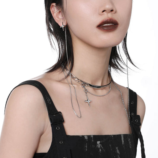 Detachable Necklace y2k Clavicle Chain | Buy at Khanie