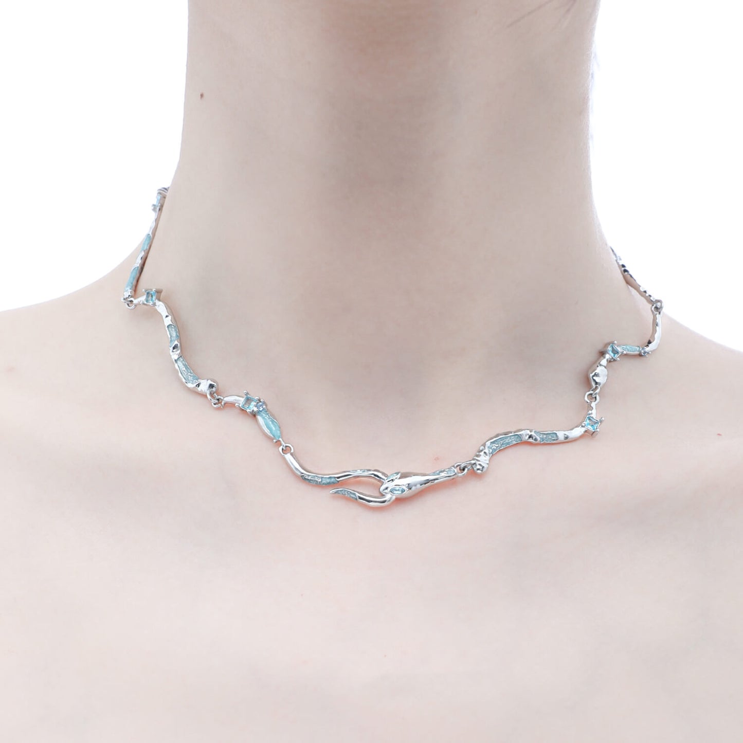 Endless Love Ice Blue Siren Necklace  Buy at Khanie