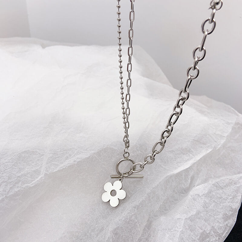 Flower Necklace Pendant Trending Jewelry  Buy at Khanie