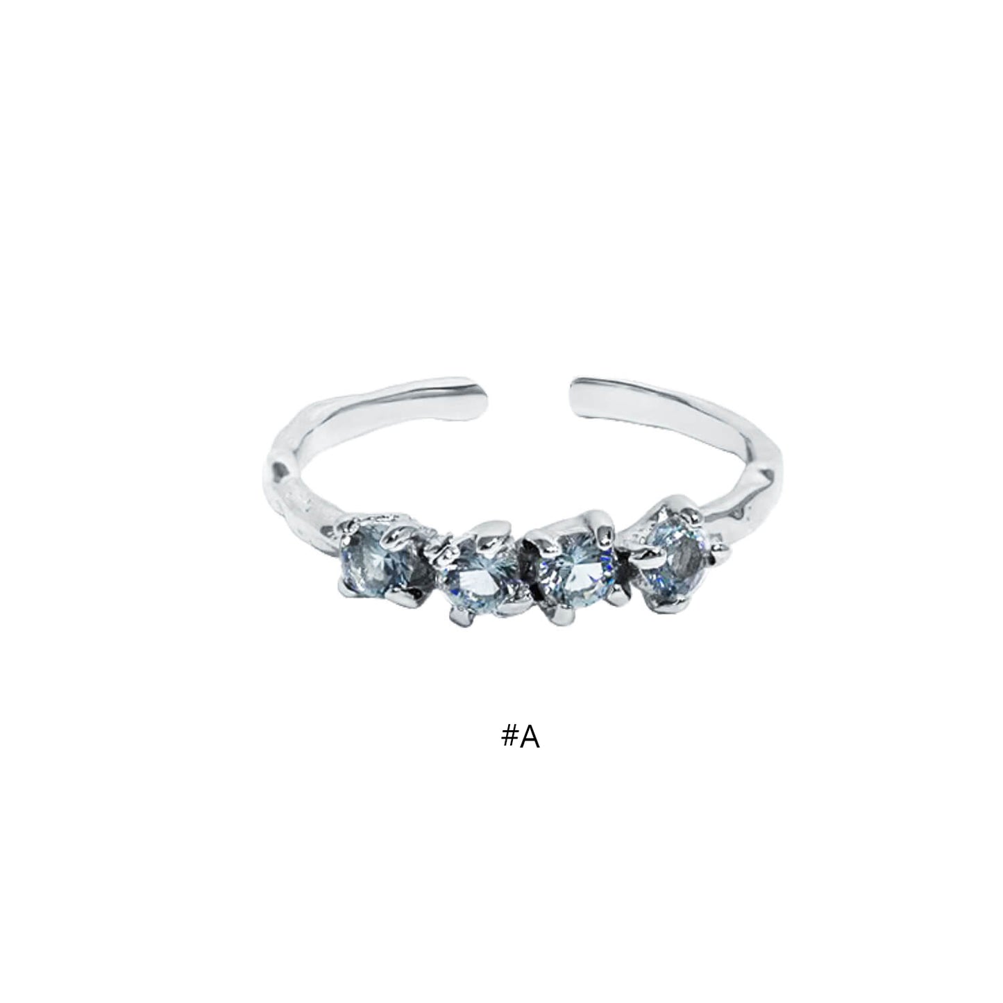 Iceland S925 Silver Ring Gemstone Ring