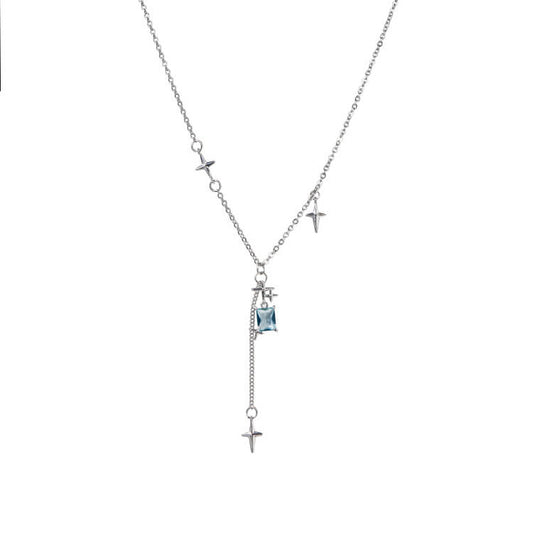Gemstone Star Necklace Y2K Necklace  Buy at Khanie