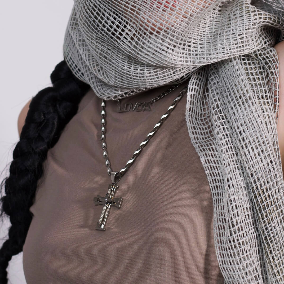 Hip-Hop Style Cross Necklace | Buy at Khanie