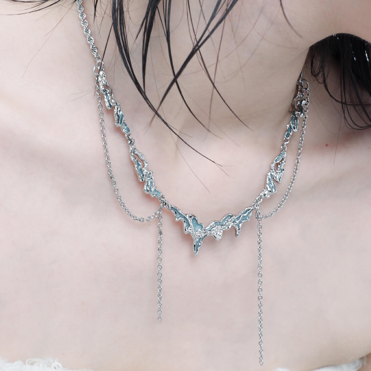 "Little Mermaid" Chain Necklace | Buy at Khanie