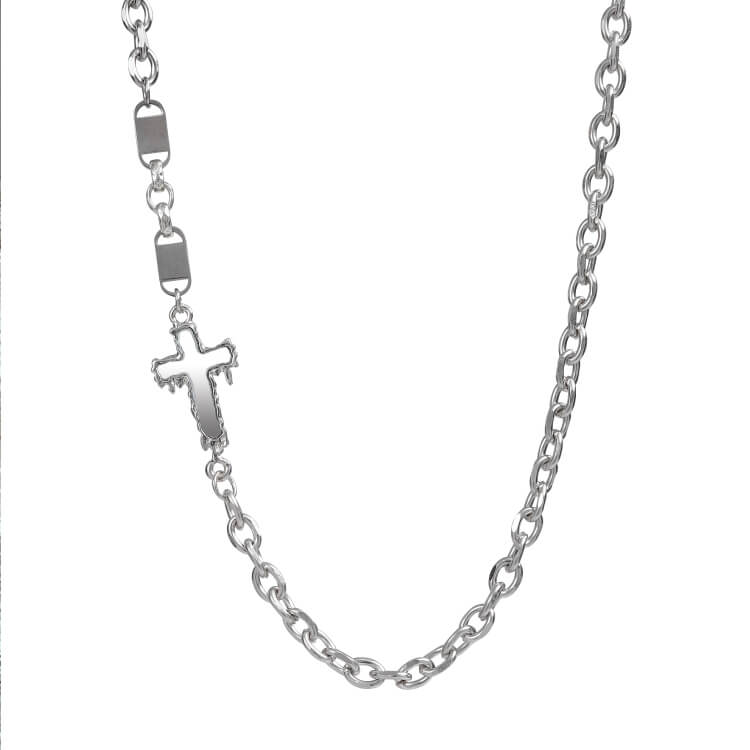 Mirror Cross Necklace  Buy at Khanie