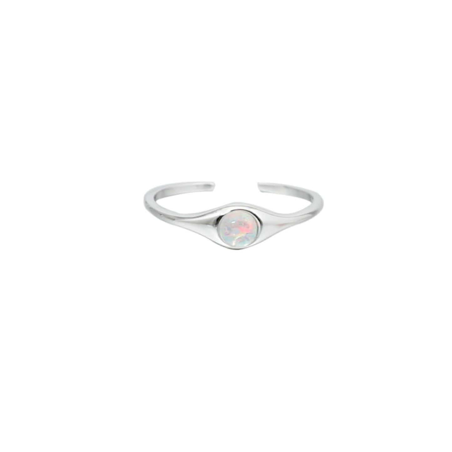 Orange Pink Opal Ring S925 Silver Rings  Buy at Khanie