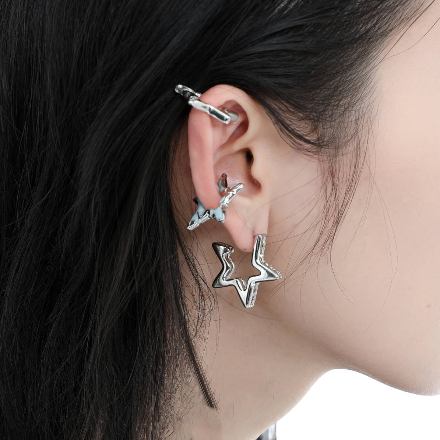 Pentagram Ear Studs for Women  Buy at Khanie