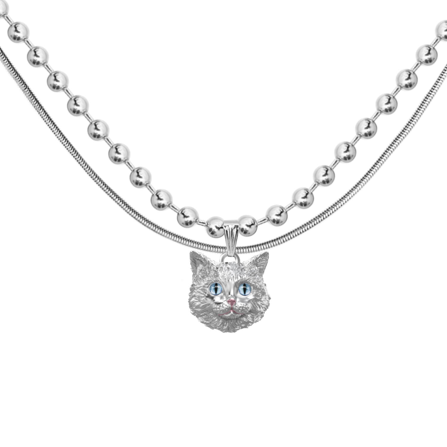 Ragdoll Y2K Cat Beaded Necklace  Buy at Khanie