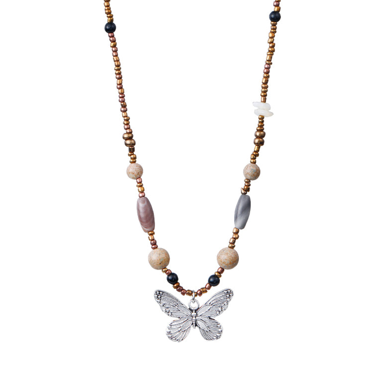 Retro Beaded Butterfly Pendant  Buy 3 pay for 2  Buy at Khanie
