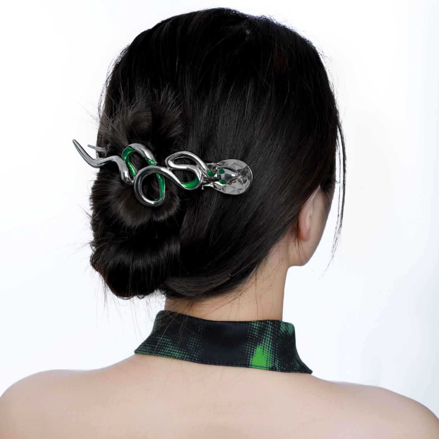 Slytherin Girls Hair Claw Clip Metal | Buy at Khanie