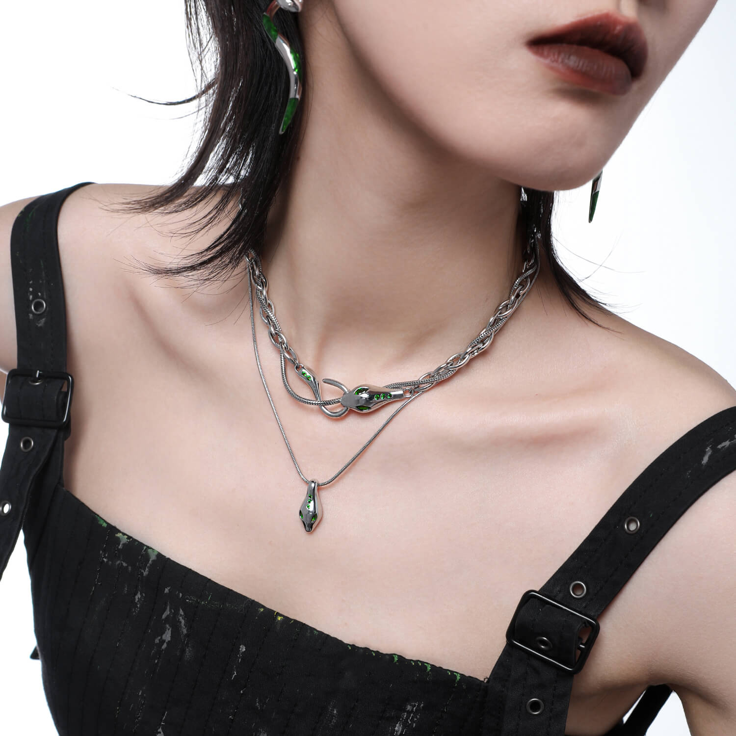 Spirt Snake Necklace Set | Buy at Khanie