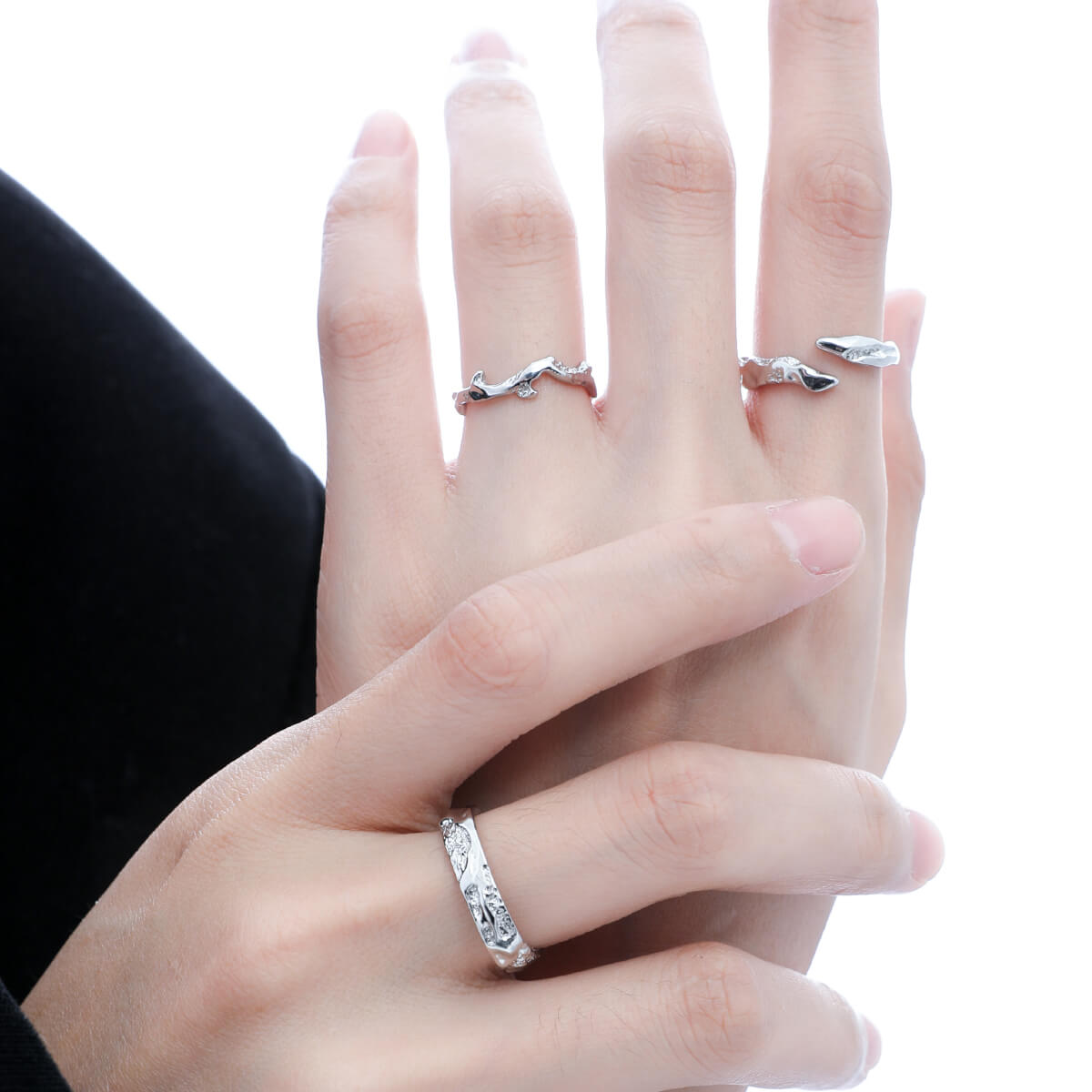 Square Sterling Silver Ring Unisex  Buy at Khanie