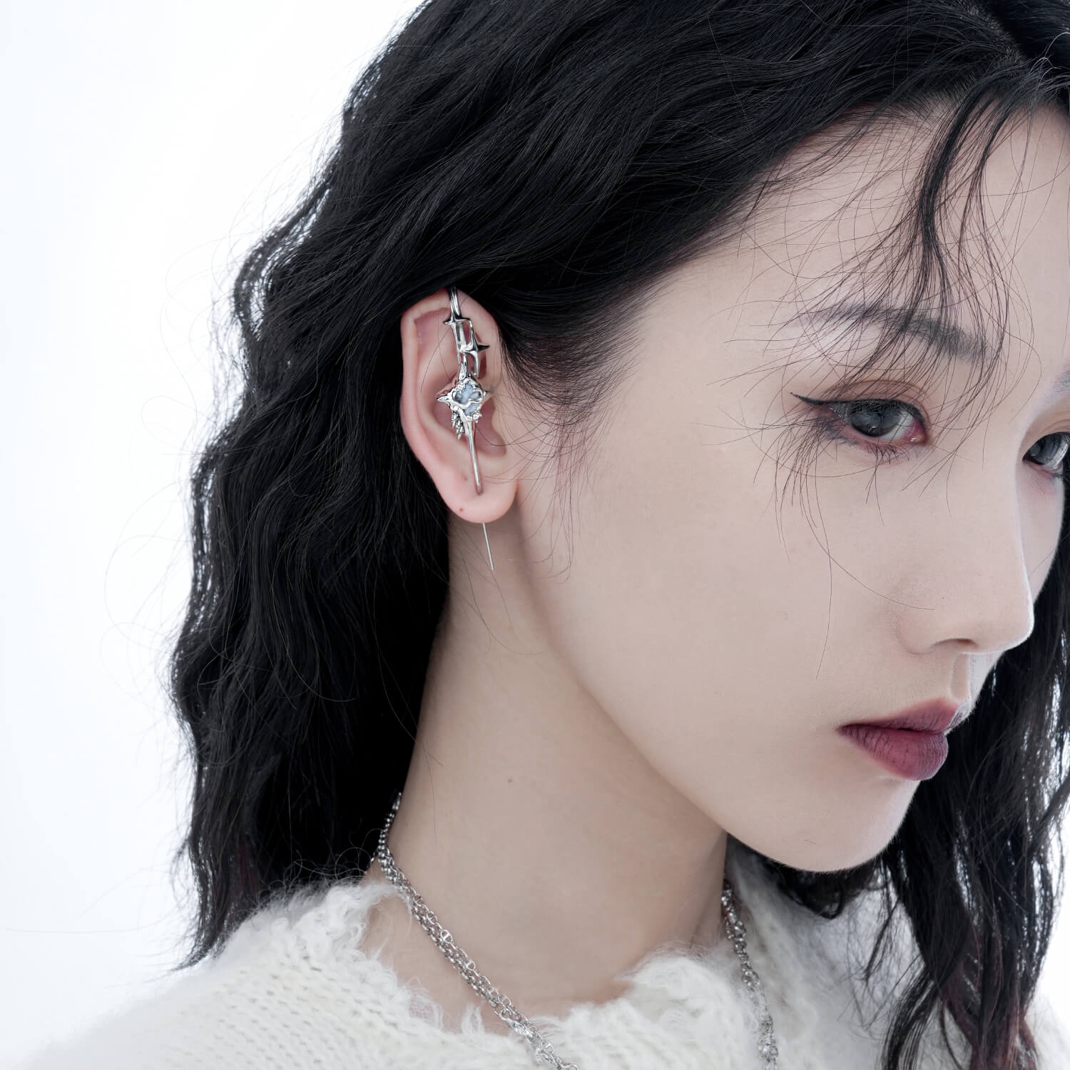 Irregular no piercing ear cuff | ear hooks no pierced earrings punk jewelry  | eBay
