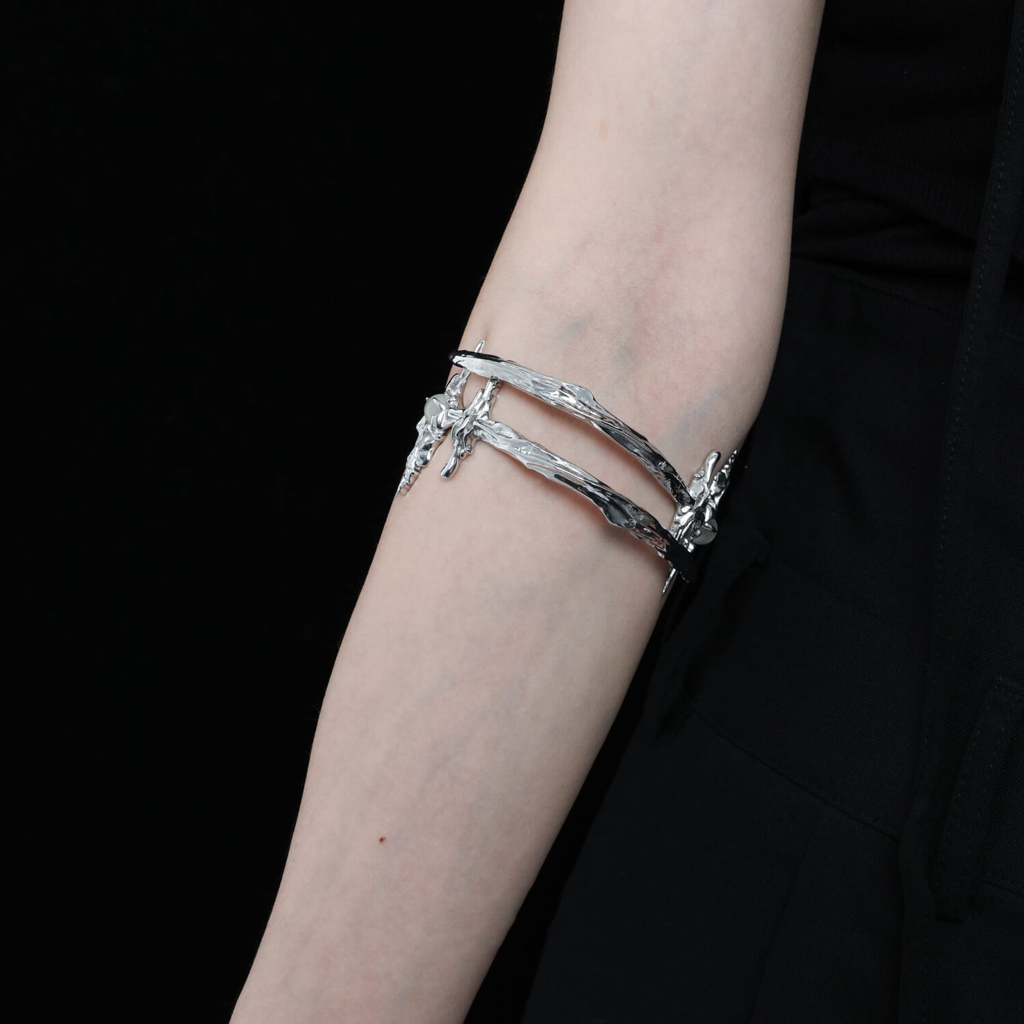 White Agate Arm Ring | Buy at Khanie