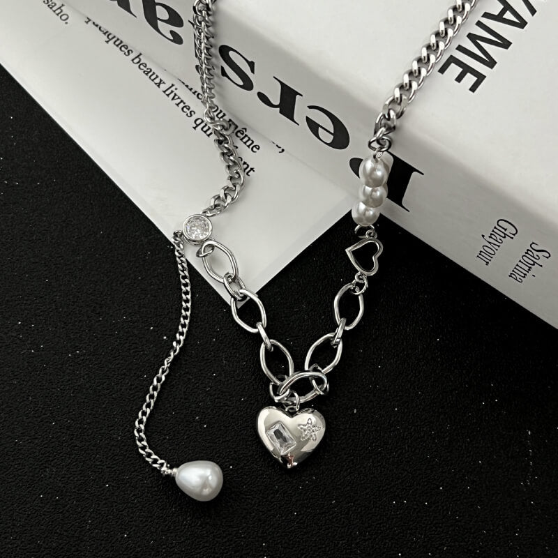 Y2K Heart Necklace Pendant Women  Buy at Khanie